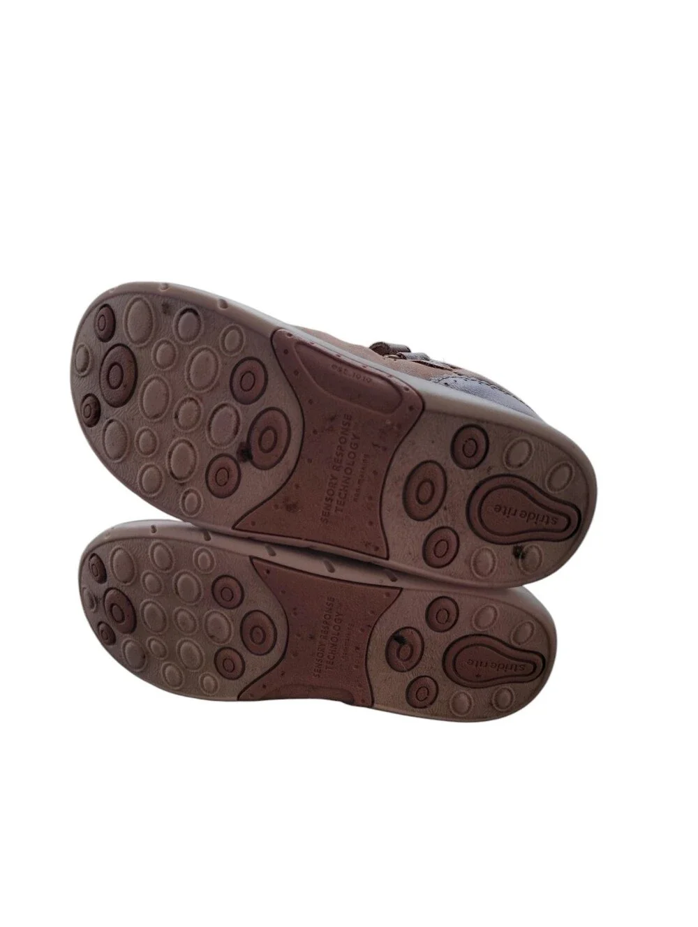 Stride Rite Classic Brown Mary Jane Kids Shoes Size 9.5W